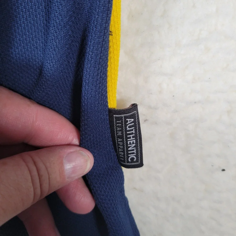 Nike Polo Shirt Mens XXL Blue Michigan Wolverines Dri-FIT Colorblock Authentic - Picture 5 of 16